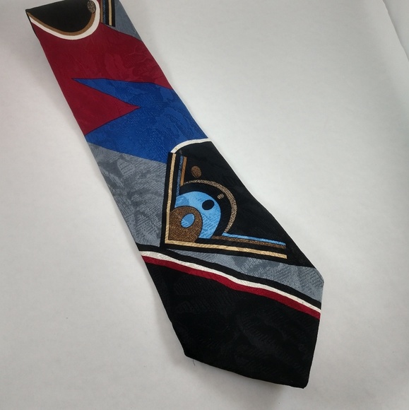 Serica Other - Serica for Jacobson's men's abstract silk tie